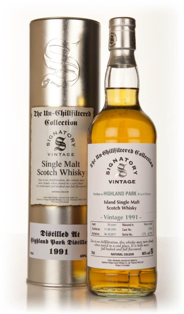 Highland Park 20 Year Old 1991 Cask 15116 - Un-Chillfiltered (Signatory) product image