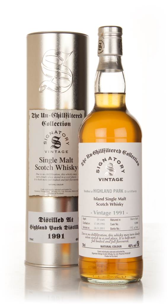 Highland Park 20 Year Old 1991 - Un-Chillfiltered (Signatory) product image