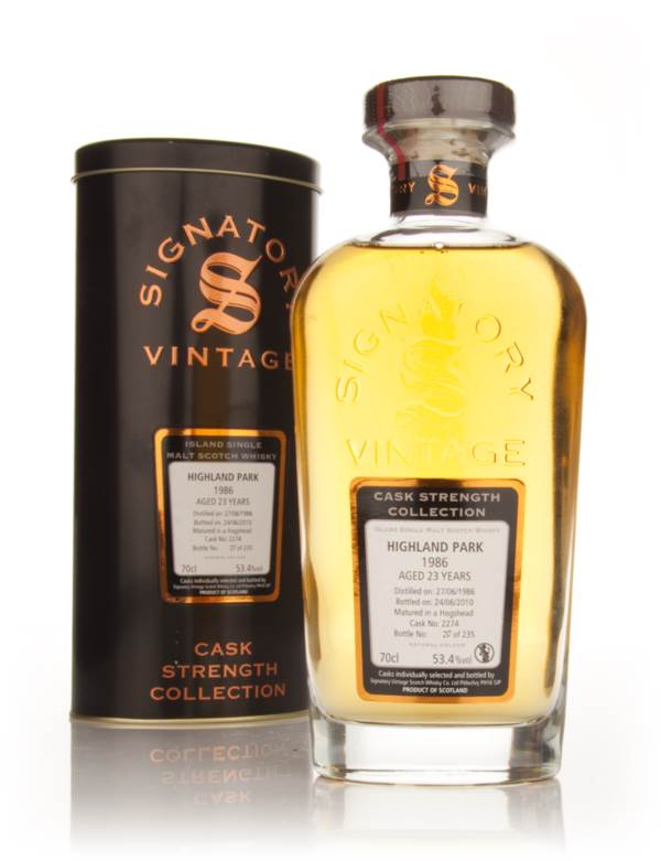 Highland Park 23 Year Old 1986 Cask 2274 - Cask Strength Collection (Signatory) product image