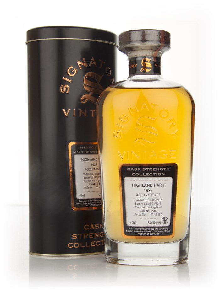 Highland Park 24 Year Old 1987 - Cask Strength Collection (Signatory)