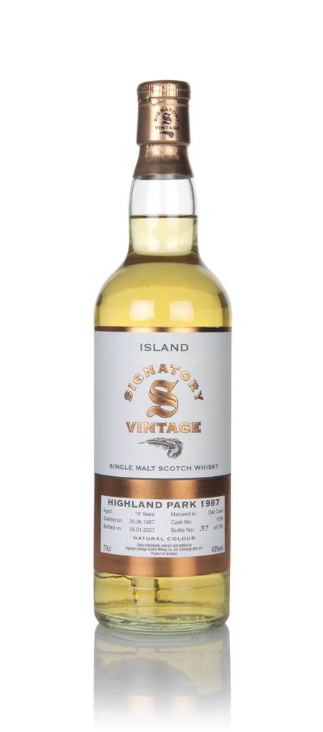 Highland Park 19 Year Old 1987 (cask 1536) - Signatory product image