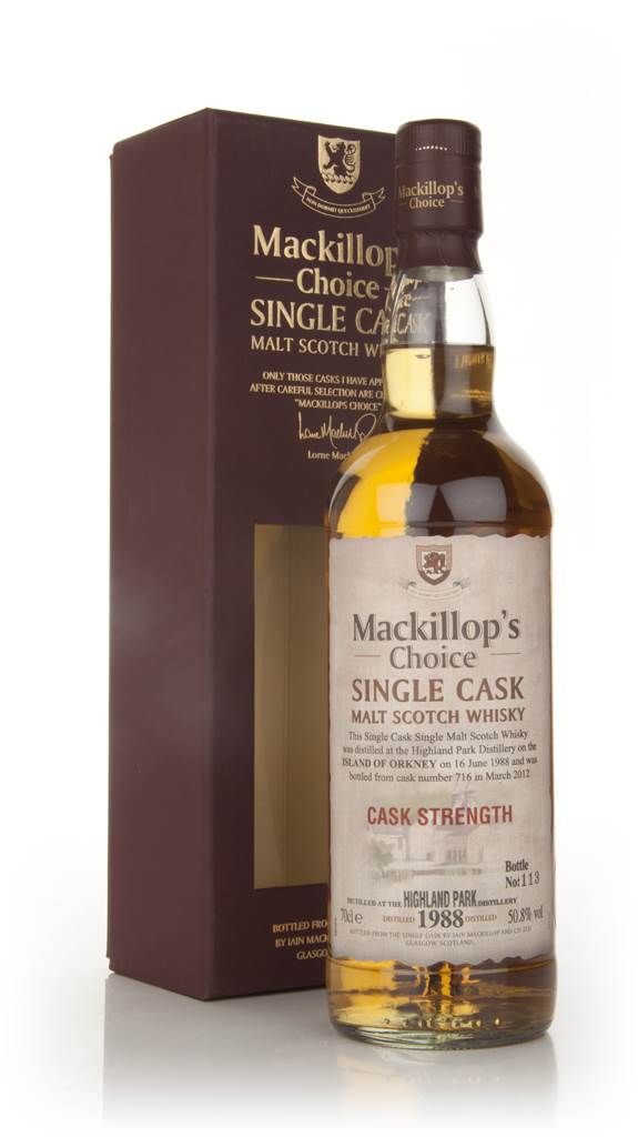 Highland Park 23 Year Old 1988 (cask 716) - Mackillop's Choice product image