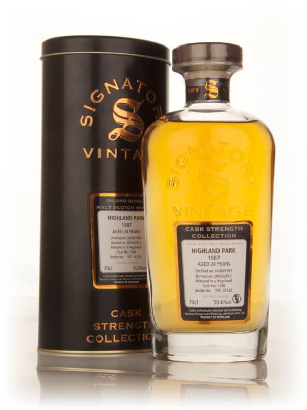 Highland Park 24 Year Old 1987 (cask 1546) - Cask Strength Collection (Signatory) product image