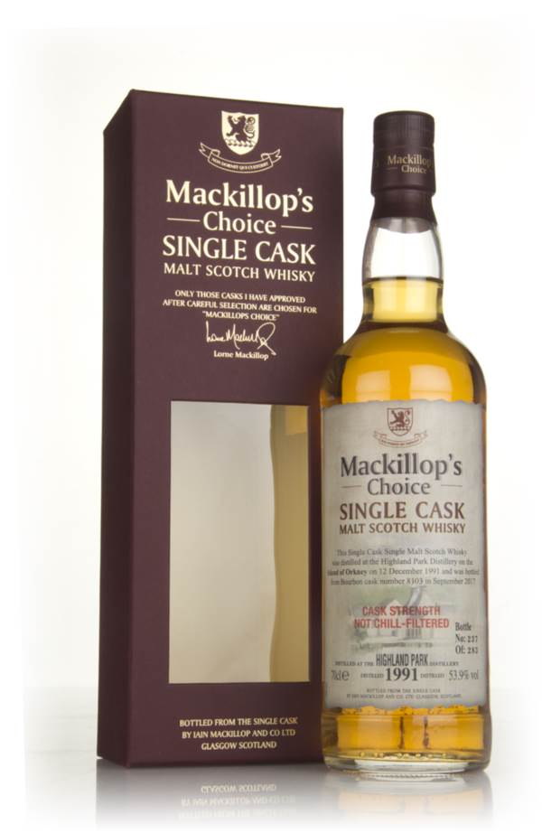 Highland Park 25 Year Old 1991 (cask 8103) - Mackillop's Choice product image