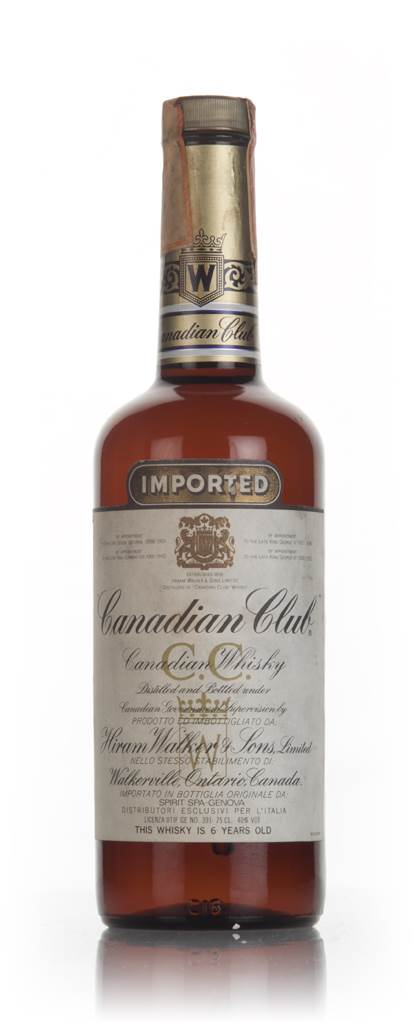 Canadian Club 6 Year Old Whisky (Italian Bottling) - 1980s product image