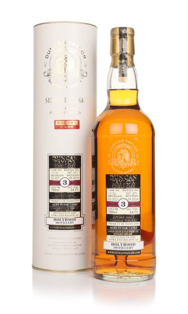 Holyrood 3 Year Old 2021 (cask 12152) - Single Cask (Duncan Taylor) product image