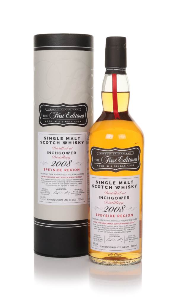 Inchgower 15 Year Old 2008 (cask 20614) - The First Editions (Hunter Laing) product image