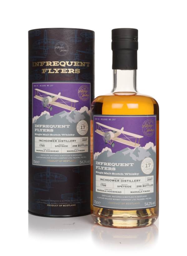 Inchgower 17 Year Old 2007 (cask 1799) - Infrequent Flyers (Alistair Walker) product image