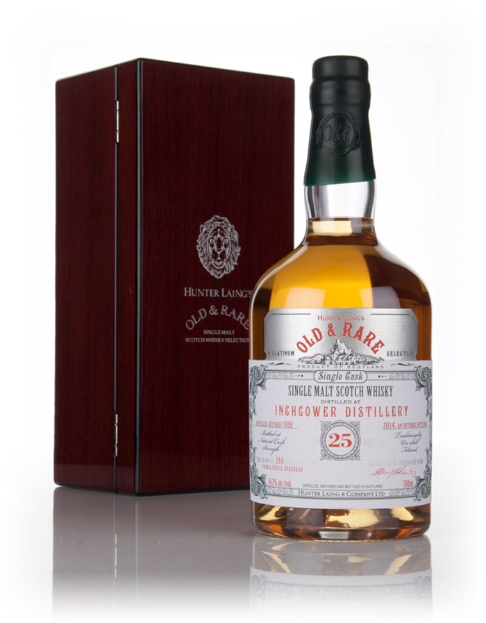 Inchgower 25 Year Old 1989  - Old & Rare Platinum (Hunter Laing)