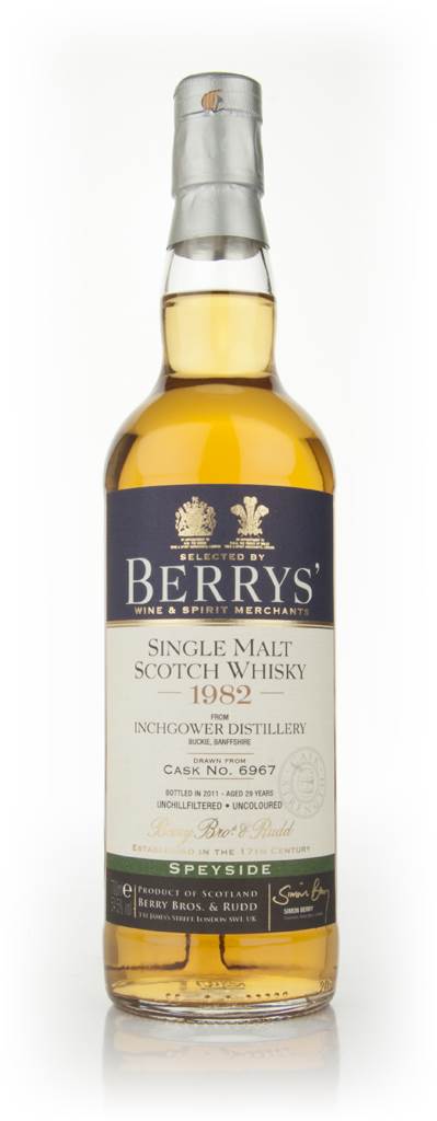 Inchgower 29 Year Old 1982 (Berry Bros. & Rudd) product image