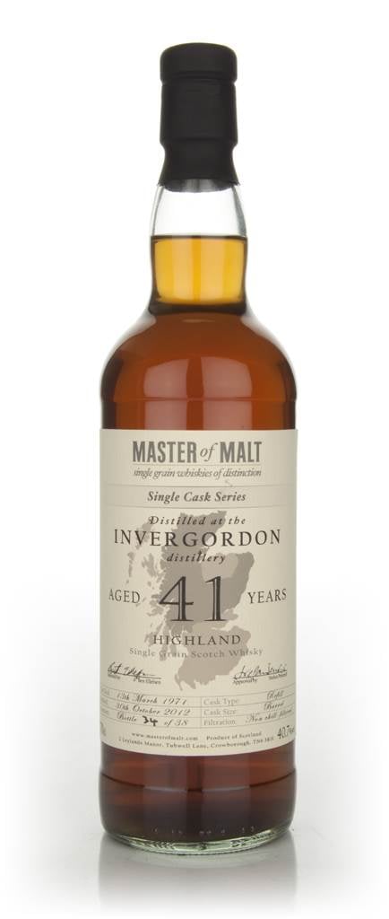 Invergordon 41 Year Old - Single Cask (Master of Malt) product image