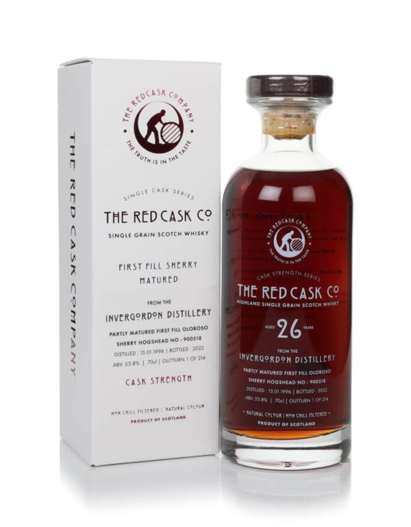 Invergordon 26 Year Old 1996 (cask 900518) - Single Cask Series (The Red Cask Company) product image