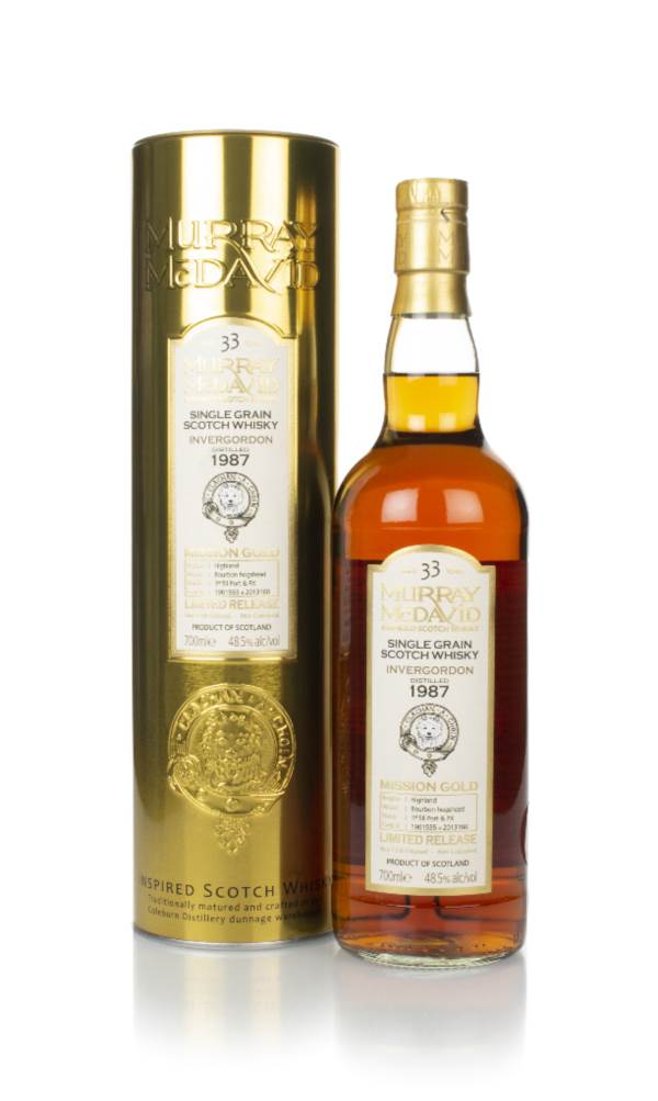 Invergordon 33 Year Old 1987 (casks 1901555 & 2013160) - Mission Gold (Murray McDavid) product image