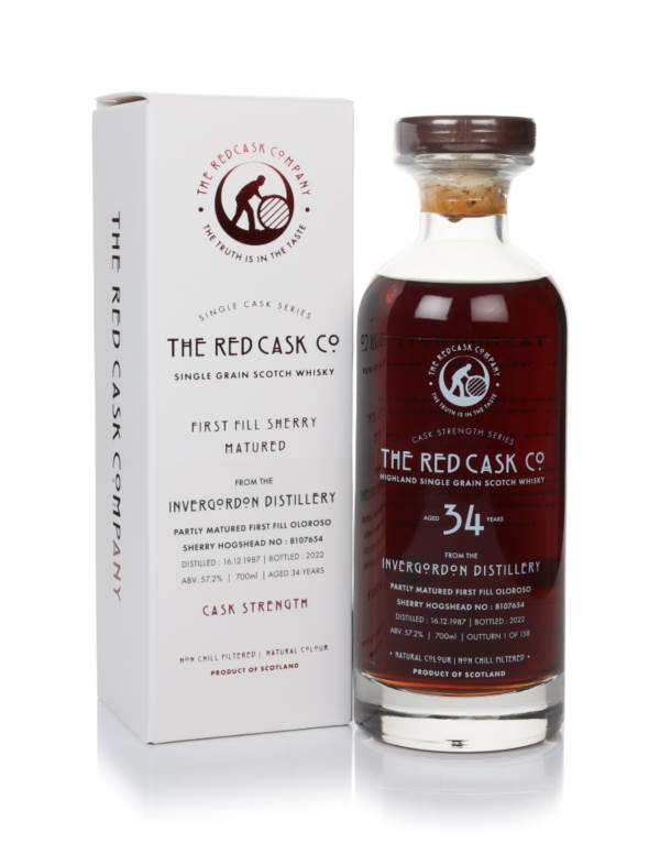 Invergordon 34 Year Old 1987 (cask 8107654) - Single Cask Series (The Red Cask Company) product image
