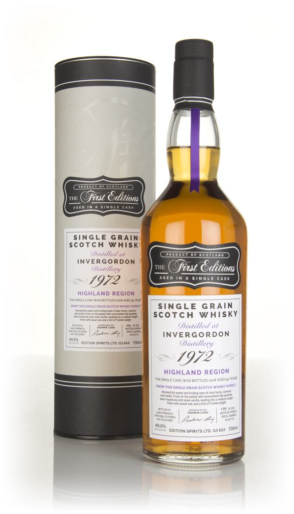Invergordon 45 Year Old 1972 (cask 14772) - The First Editions (Hunter Laing) product image