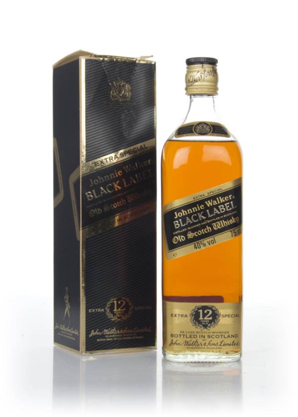 Johnnie Walker Black Label 12 Year Old - 1980s product image