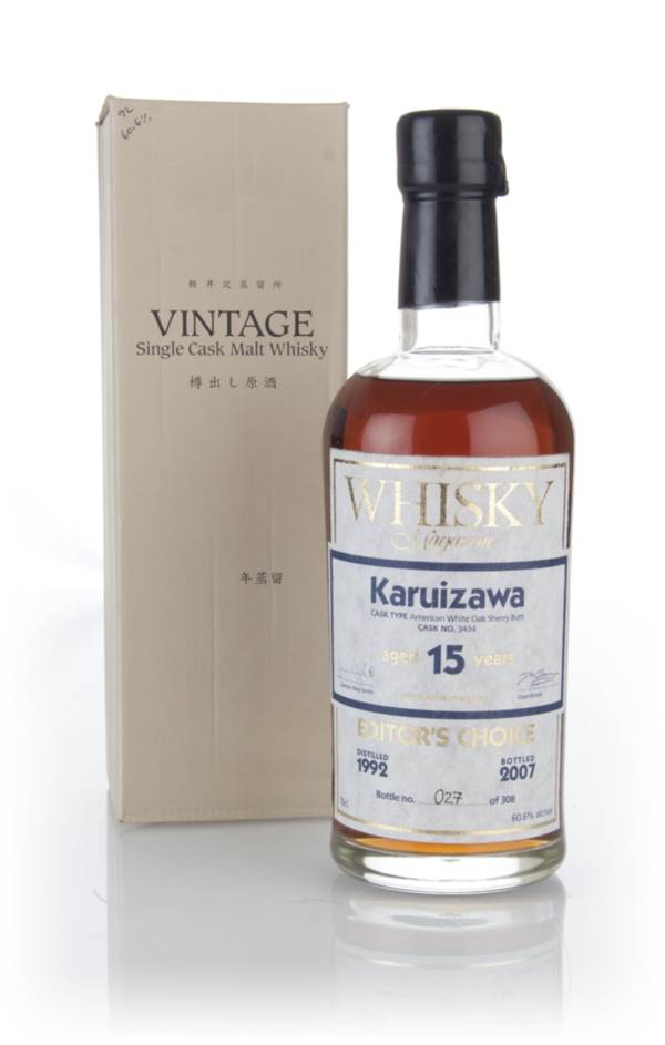 Karuizawa 15 Year Old 1992 (cask 3434) - Editor's Choice (Whisky Magazine) product image
