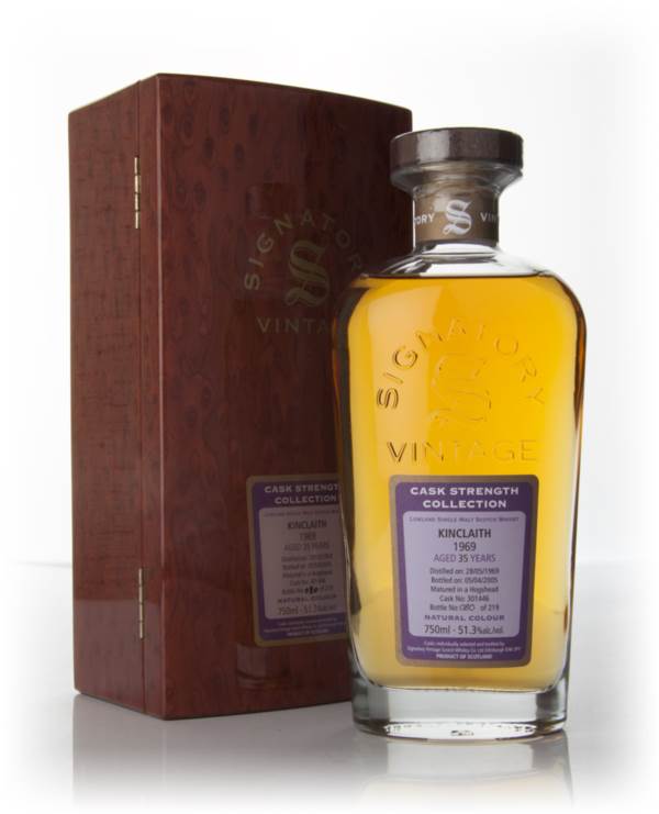 Kinclaith 35 Year Old 1969 (cask 301446) - Rare And Very Old - Cask Strength Collection (Signatory) product image