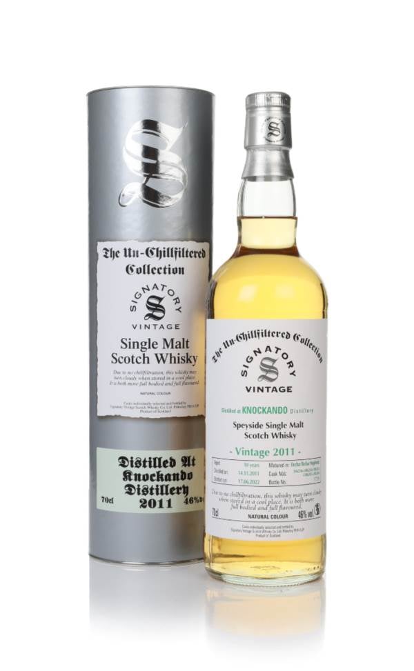 Knockando 10 Year Old 2011 (casks 306236 & 306238 & 306243 & 306245 & 306246) - Un-Chillfiltered Collection (Signatory) product image