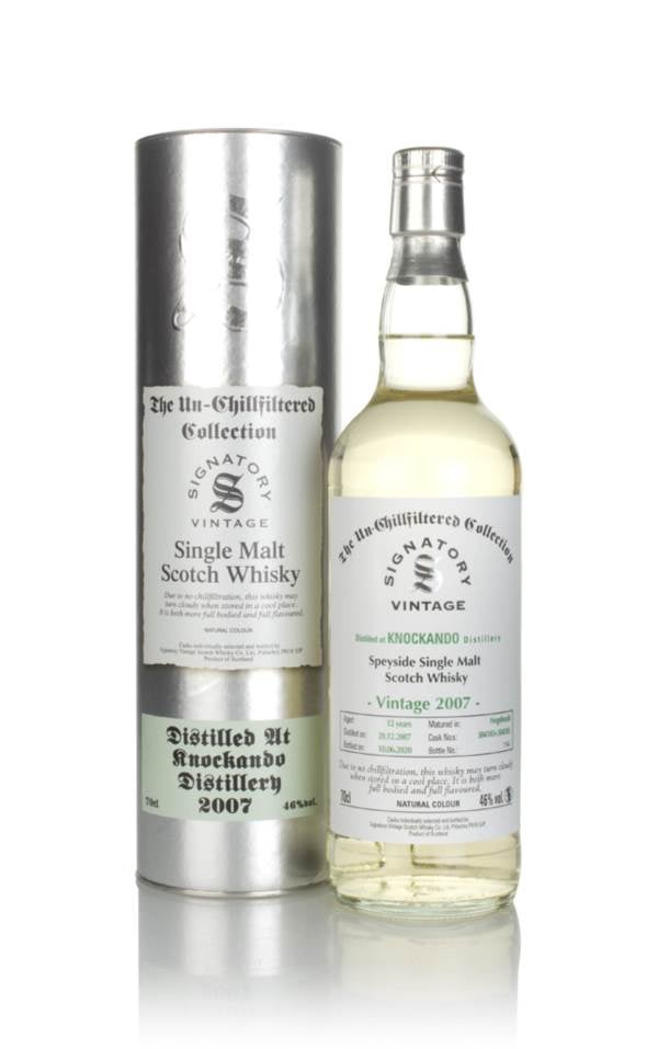 Knockando 12 Year Old 2007 (casks 304103 & 304105) - Un-Chillfiltered Collection (Signatory) product image