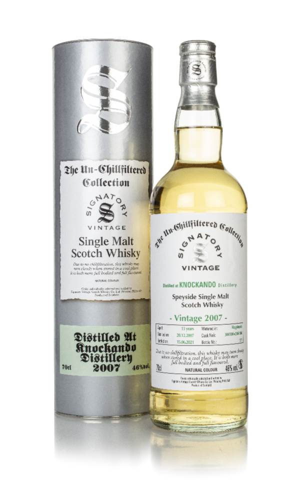 Knockando 13 Year Old 2007 (casks 304100 & 304104) - Un-Chillfiltered Collection (Signatory) product image