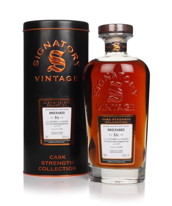 Knockando 16 Year Old 2008 (cask 101) - Cask Strength Collection (Signatory) product image