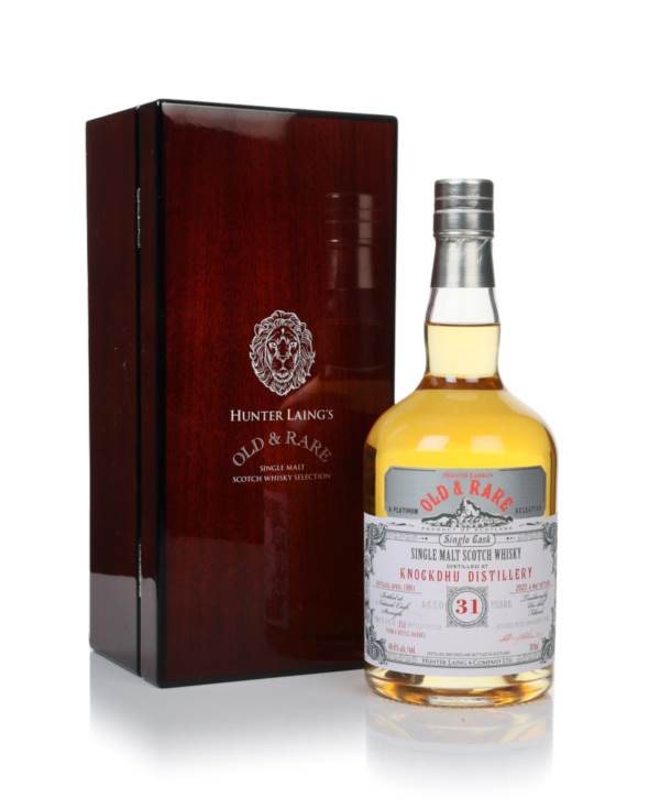 Knockdhu 31 Year Old 1991 - Old & Rare Platinum (Hunter Laing) product image