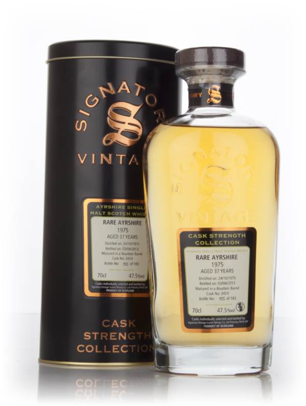 Rare Ayrshire 37 Year Old 1975 (cask 3424) - Cask Strength Collection (Signatory) product image