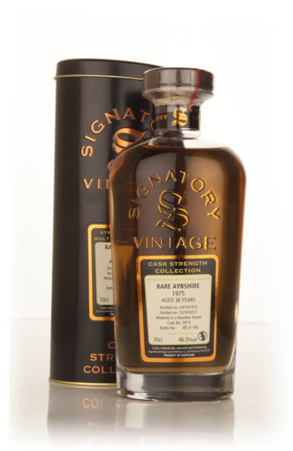 Rare Ayrshire (Ladyburn) 36 Year Old 1975 (cask 3419) - Cask Strength Collection (Signatory) product image