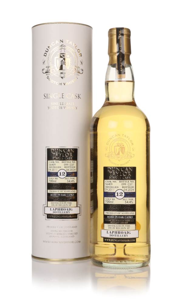 Laphroaig 12 Year Old 2011 (cask 56409) - Single Cask (Duncan Taylor) product image
