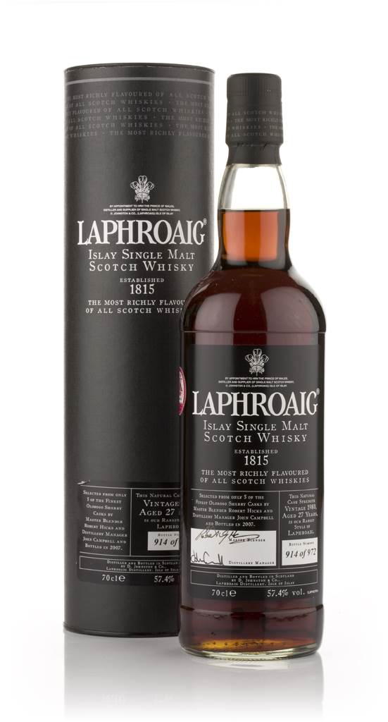 Laphroaig 27 Year Old Oloroso Cask (2007 Release) product image