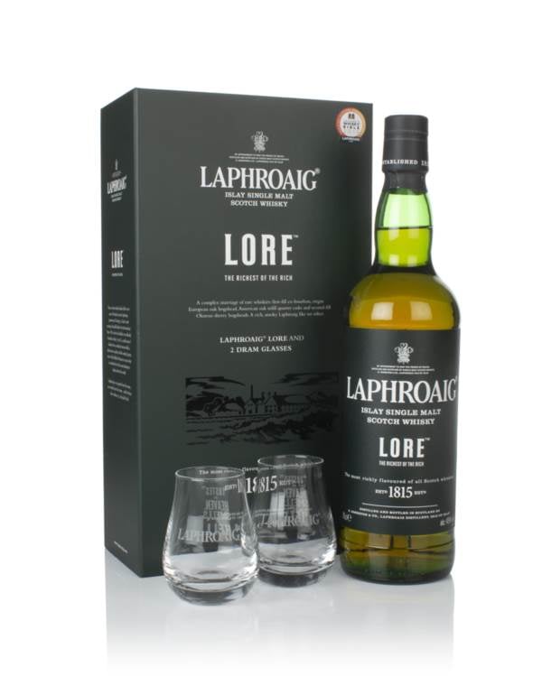 Laphroaig Lore Gift Pack with 2x Glasses product image
