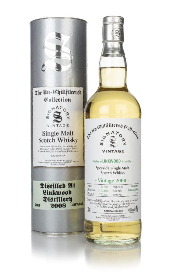 Linkwood 13 Year Old 2008 (casks 803604 & 803605) - Un-Chillfiltered Collection (Signatory) product image