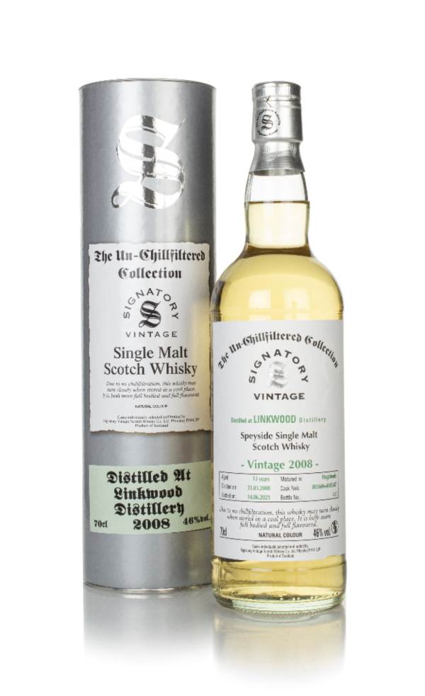 Linkwood 13 Year Old 2008 (casks 803606 & 803607) - Un-Chillfiltered Collection (Signatory) product image