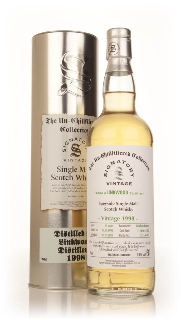 Linkwood 14 Year Old 1998 (casks 11780-11782) - Un-Chillfiltered Collection (Signatory) product image
