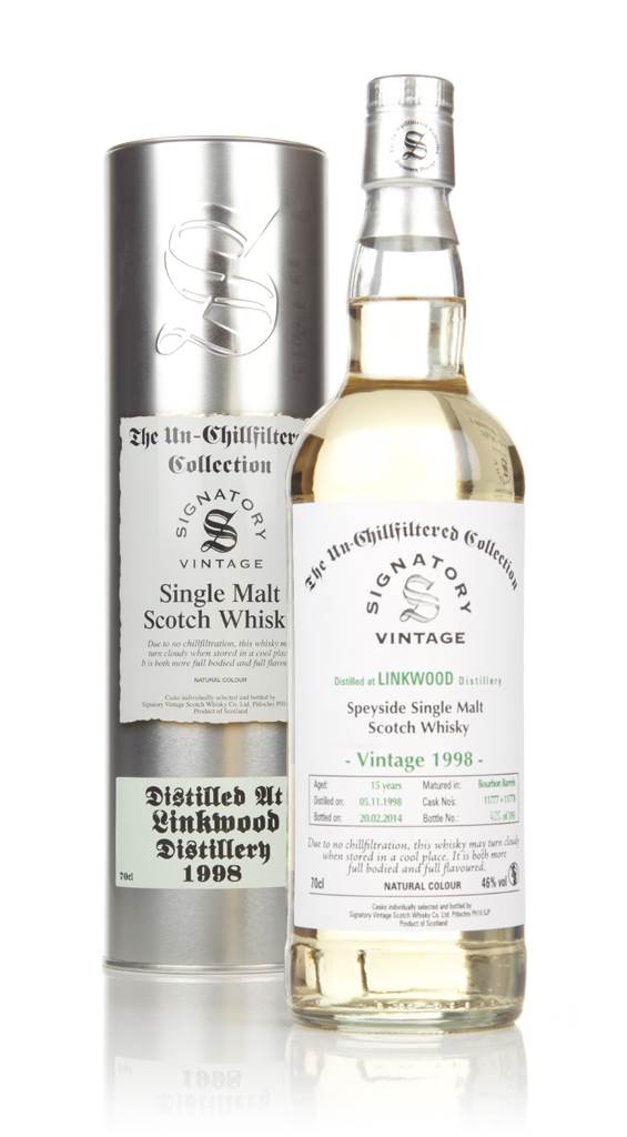 Linkwood 15 Year Old 1998 (casks 11777+11778) - Un-Chillfiltered (Signatory) product image