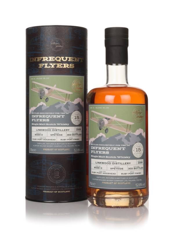 Linkwood 15 Year Old 2008 (cask 804813) - Infrequent Flyers (Alistair Walker) product image