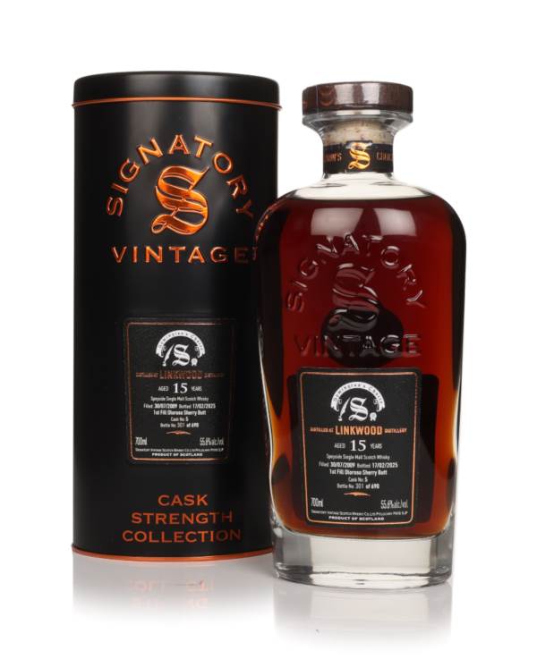 Linkwood 15 Year Old 2009 (cask 5) - Cask Strength Collection (Signatory) product image