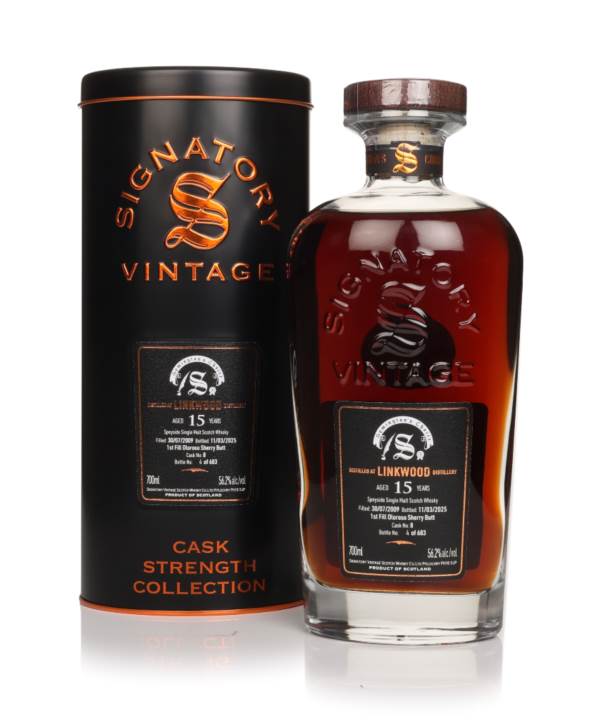 Linkwood 15 Year Old 2009 (cask 8) - Cask Strength Collection (Signatory) product image