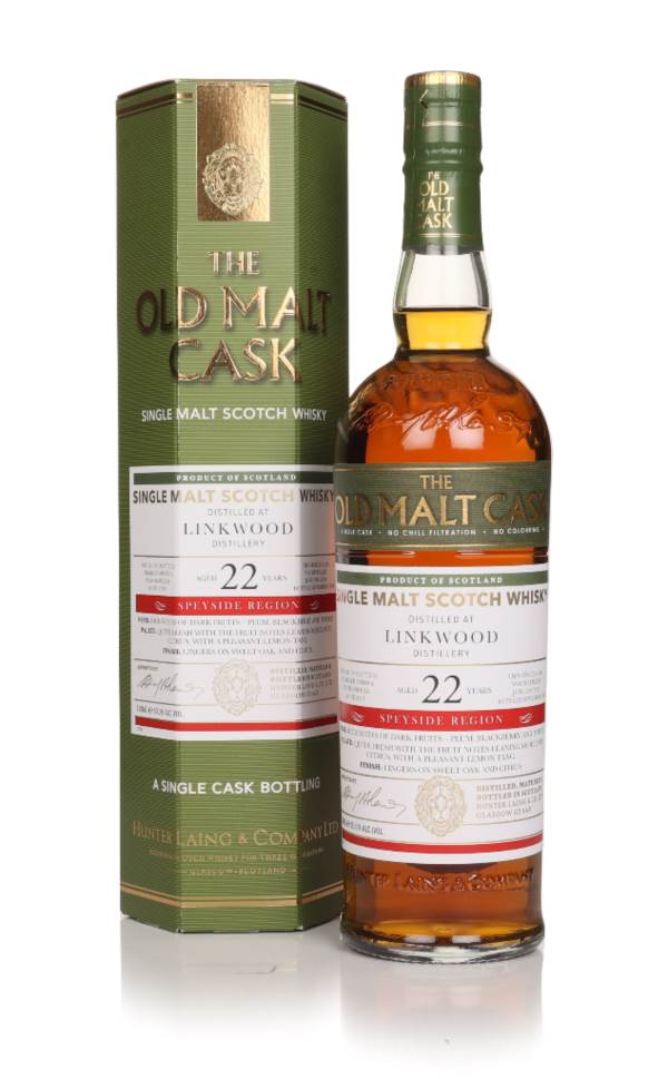 Linkwood 22 Year Old 2002 (cask 21387) - Old Malt Cask (Hunter Laing) product image