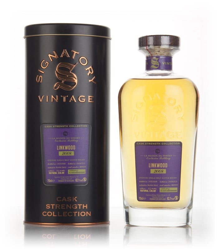 Linkwood 8 Year Old 2008 - Cask Strength Collection (Signatory) (La Maison du Whisky 60th Anniversary)