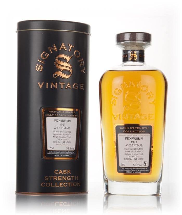Inchmurrin 23 Year Old 1993 (cask 2854) - Cask Strength Collection (Signatory)
