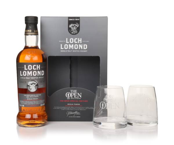 Loch Lomond The Open 2023 Special Edition Gift Set with 2x Glasses product image