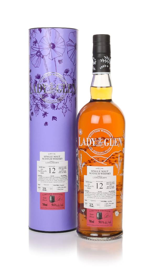 Longmorn 12 Year Old 2011 (cask 1722) - Lady of the Glen (Hannah Whisky Merchants) product image