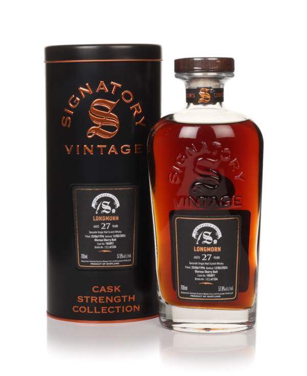 Longmorn 27 Year Old 1996 (cask 105097) - Cask Strength Collection (Signatory) product image