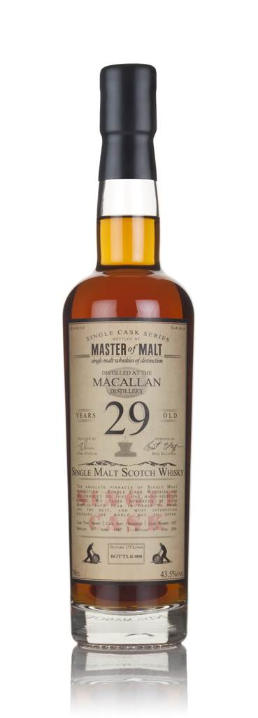 Macallan 29 Year Old 1987 - Single Cask (Master of Malt) product image