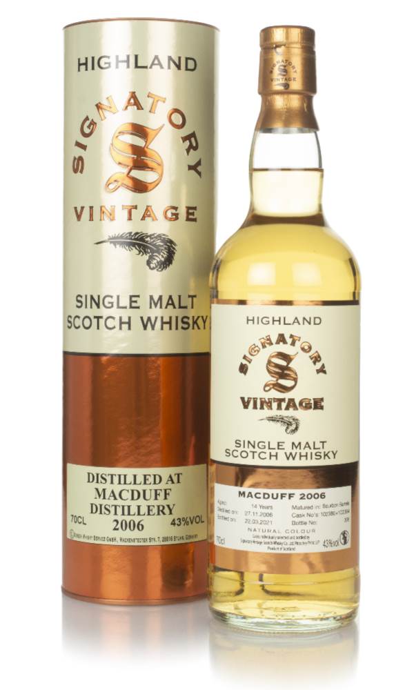 Macduff 14 Year Old 2006 (casks 102380 & 102384) - Signatory product image