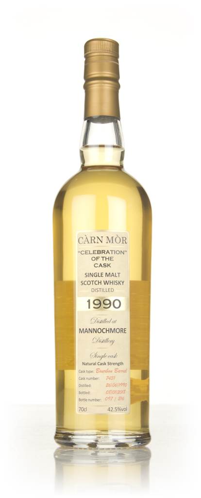 Mannochmore 27 Year Old 1990 (cask 7431) - Celebration of the Cask (Càrn Mòr) product image