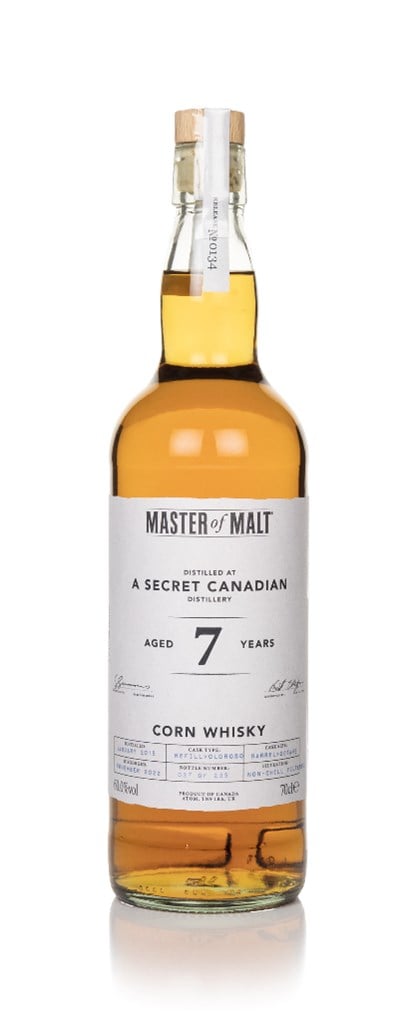 Secret Canadian Distillery 7 Year Old 2015 (Master of Malt)