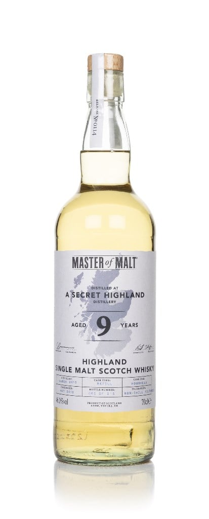 Secret Highland 9 Year Old 2010 (Master of Malt)